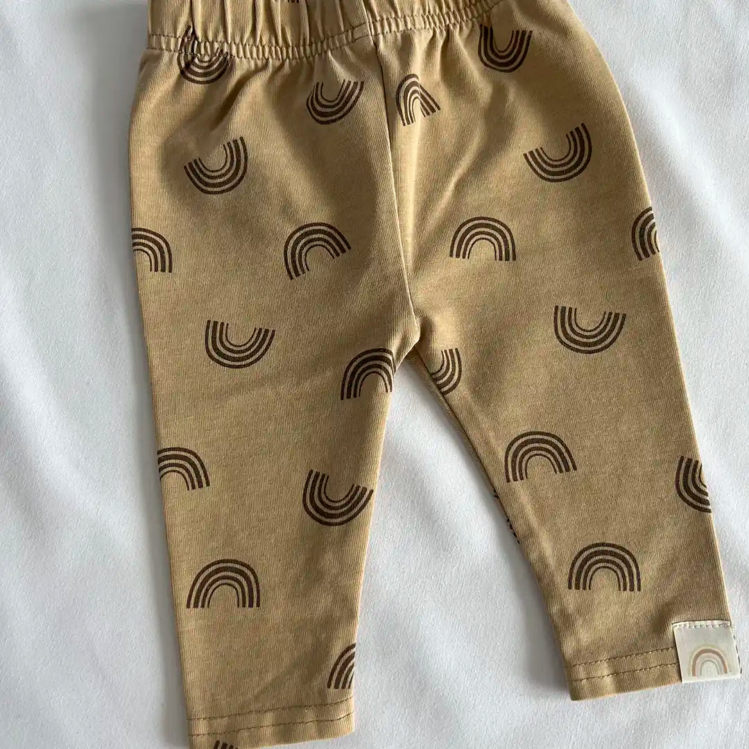 Leggings Cappuccino Beige Kinderkleidung