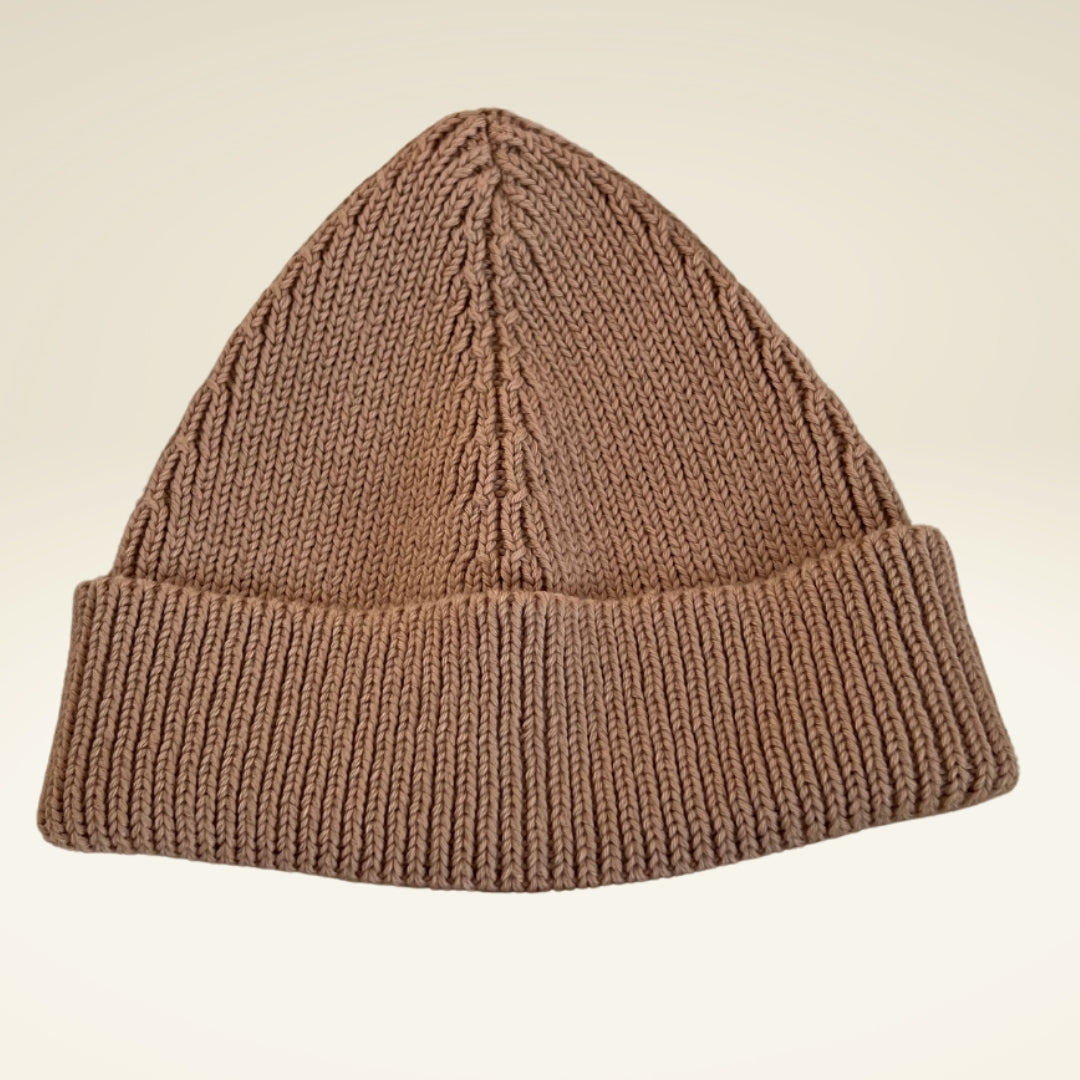 Beanie | Bio-Baumwolle Hellbraun