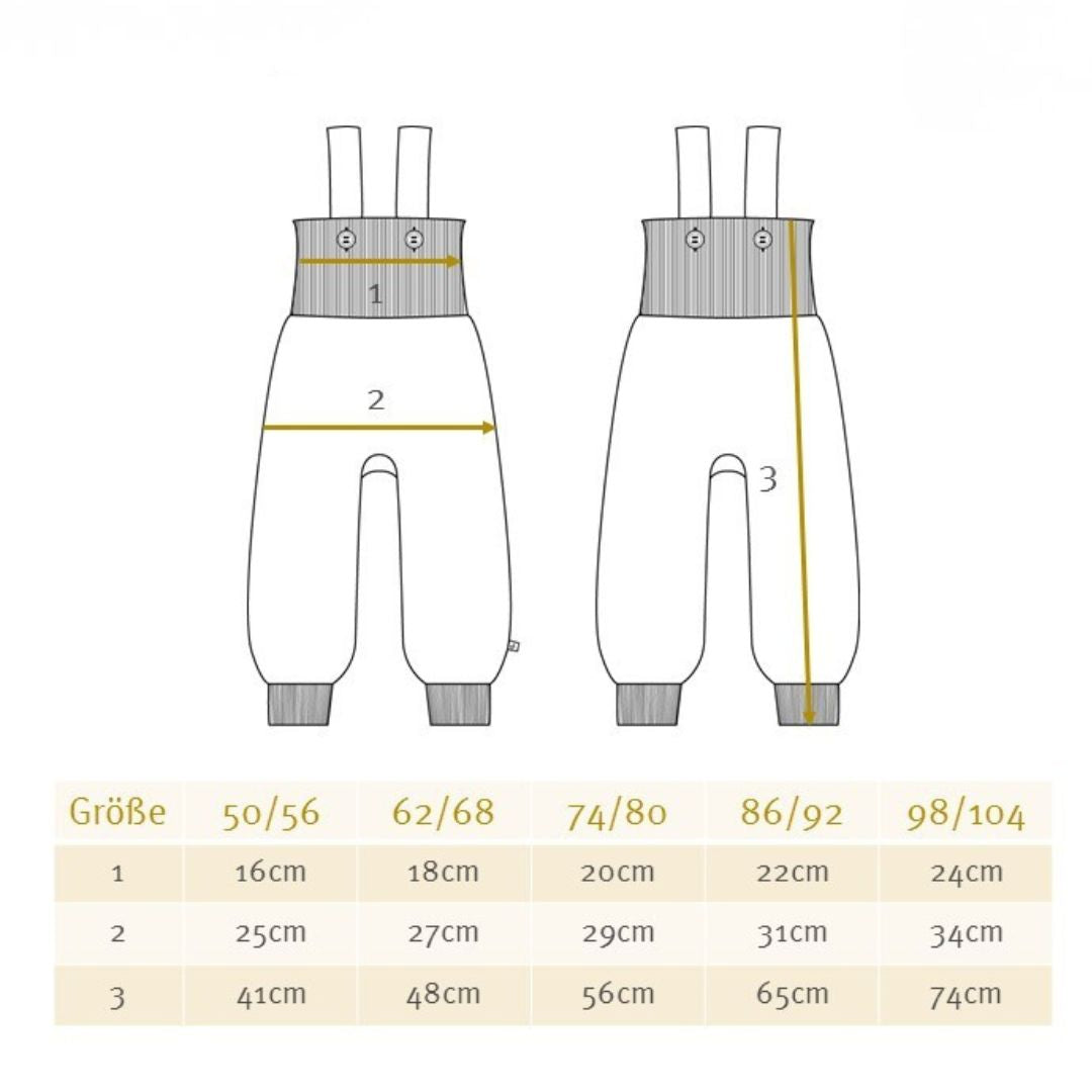 disana-baby traegerhose-größentabelle