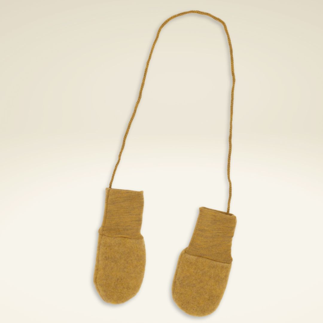 Baby Fäustel aus Bio-Schurwolle-Fleece