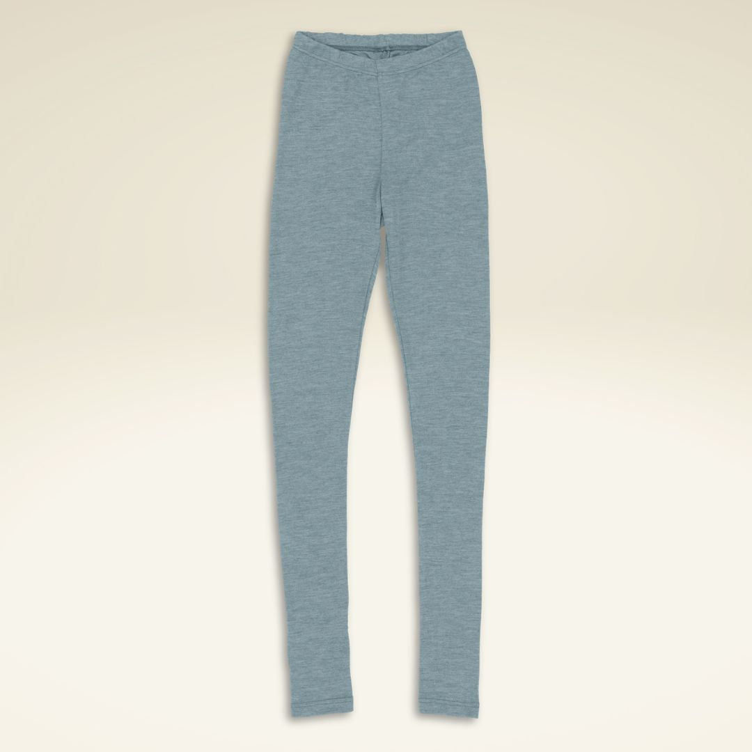 Damen-Leggings aus Bio-Schurwolle-Seide-Mischung