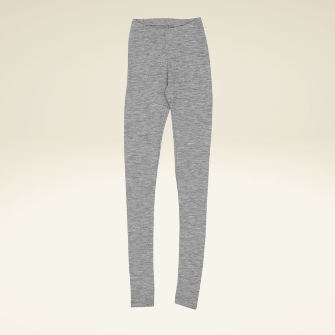 Damen-Leggings aus Bio-Schurwolle-Seide-Mischung
