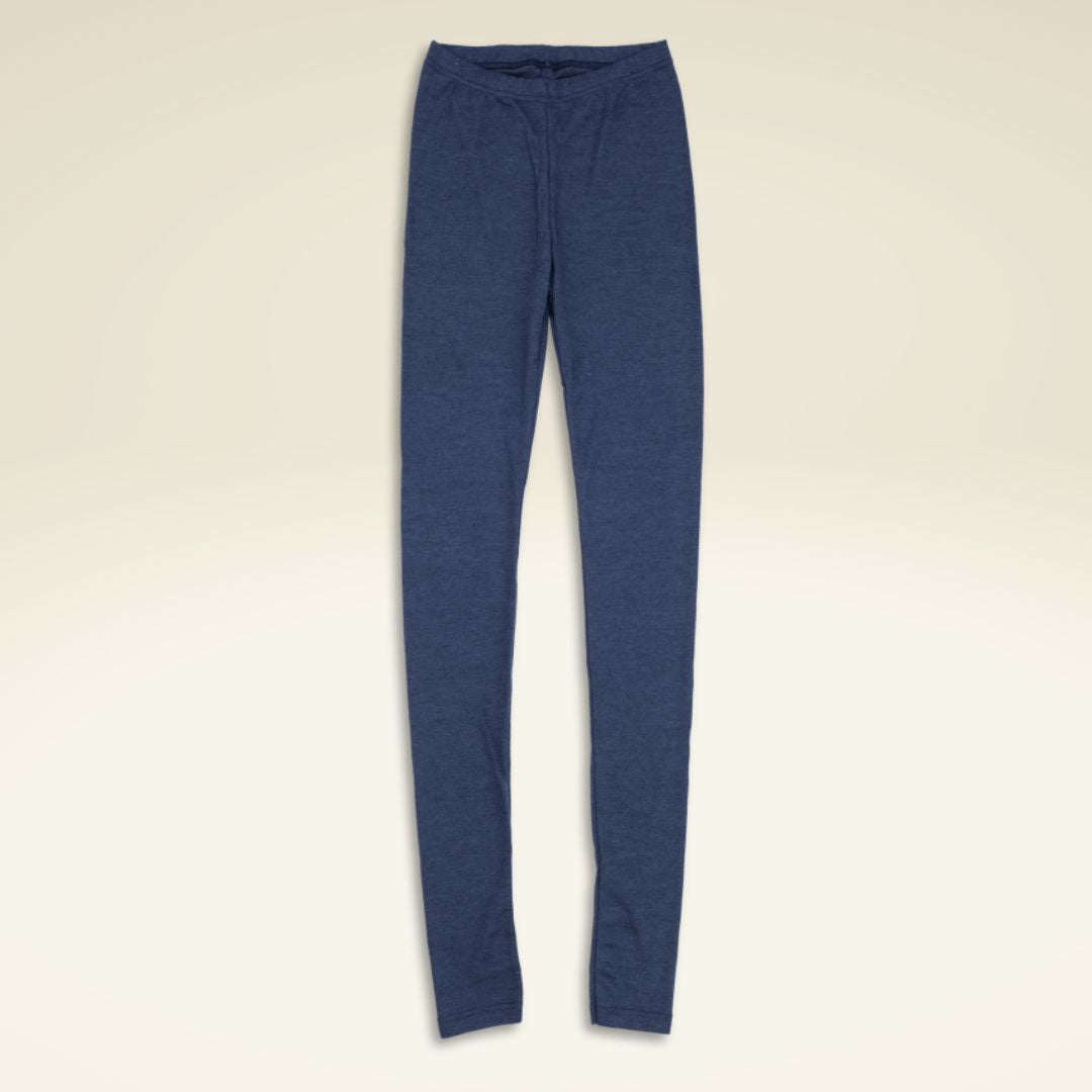 Damen-Leggings aus Bio-Schurwolle-Seide-Mischung