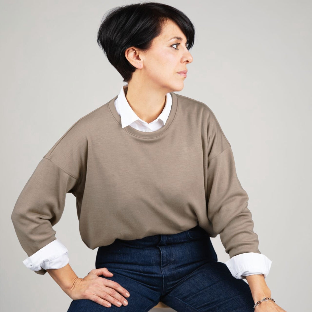 engel-sweatshirt-interlock sand 1