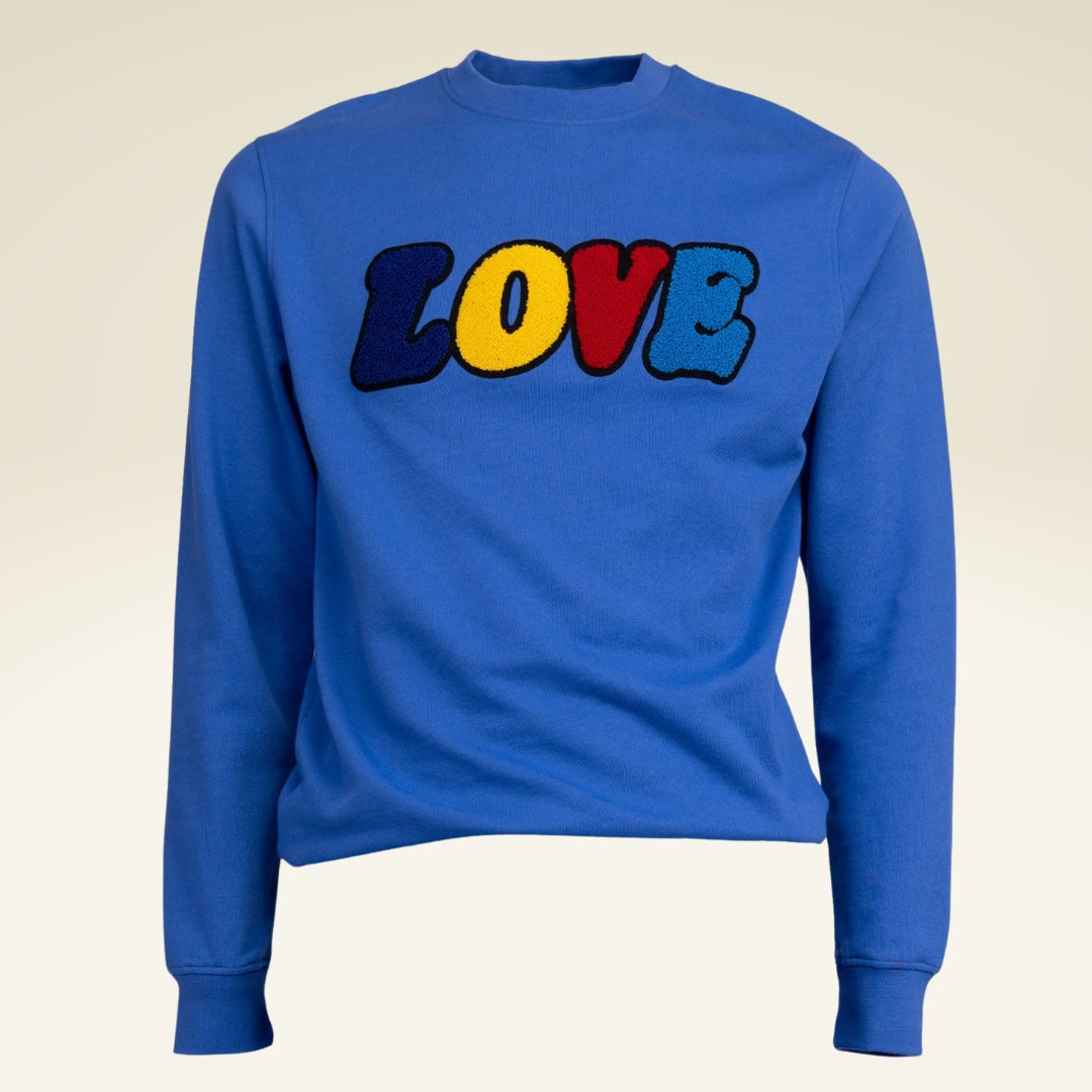 Erwachsenen Sweatshirt aus Bio-Baumwolle mit Motiv Love